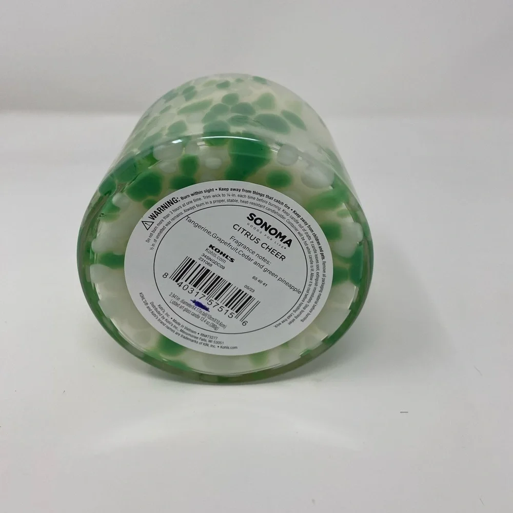 NEW - Sonoma Citrus Cheer Candle